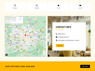 Mexican Restaurant Template Contact